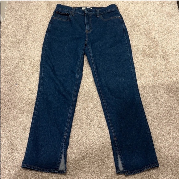 Abercrombie & Fitch Straight Leg Jeans - Dark Blue - Picture 2 of 5